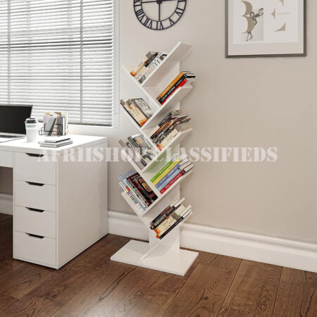 Bookshelf; 9 Tier Tree Book Shelf