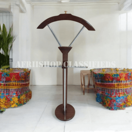 Coat Hanger ; Executive Mahogany Coat Hanger