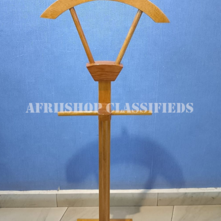 Coat Hanger; Executive Mahogany Coat Hanger