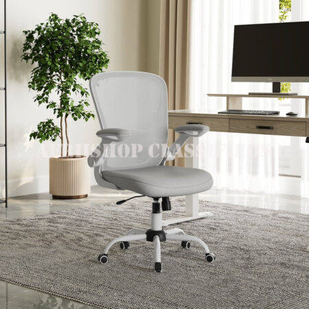 Office Chair : Modern Gray office mesh Chair