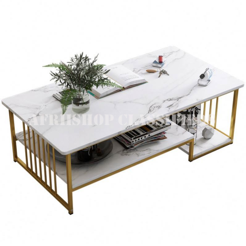 Dinning Table: Rectangular Marble Coffee Table