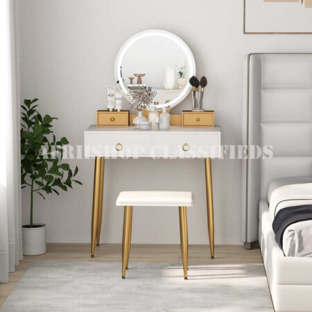 Dressing Table : White Dressing Table With Mirror