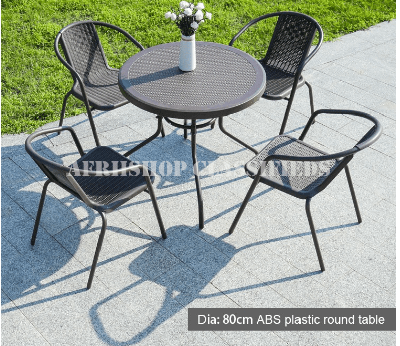 Outdoor Furniture : 4 Seater Brown Outdoor Furniture