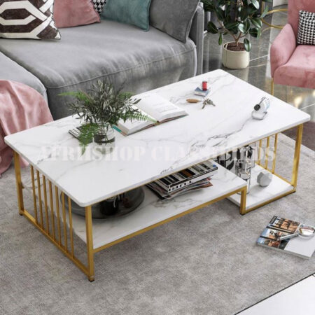 Dinning Table:Marble Coffee Table
