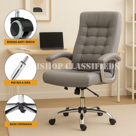 Leather Executive High-Back Chair