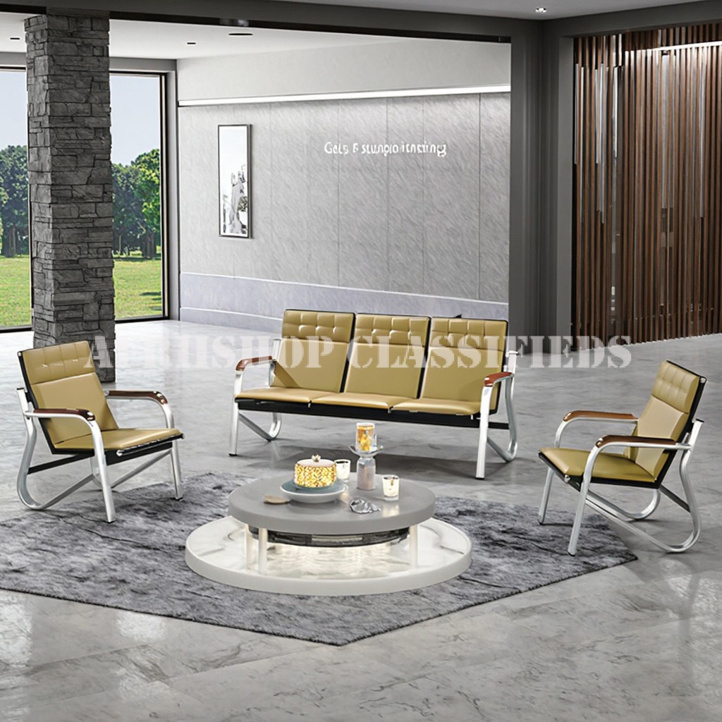 Office Sofa: Office Reception Sofa Set