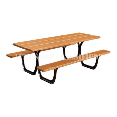 Outdoor Table: Steel Picnic Outdoor Table