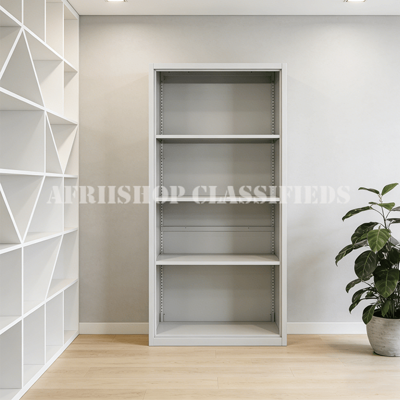 Bookshelf; 5-Tier Wooden Book Shelf