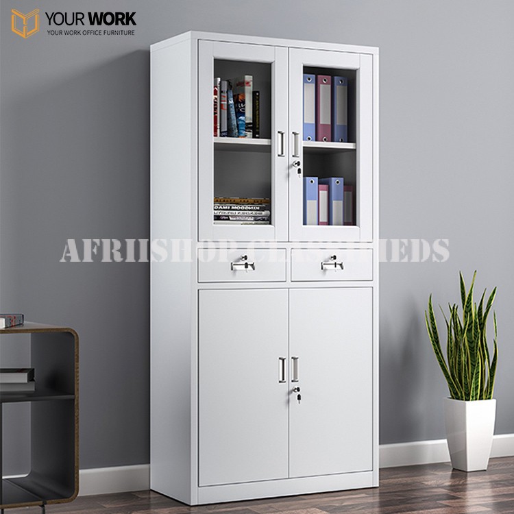 Office Cabinet: 2 Door White Office Cabinet For Storage