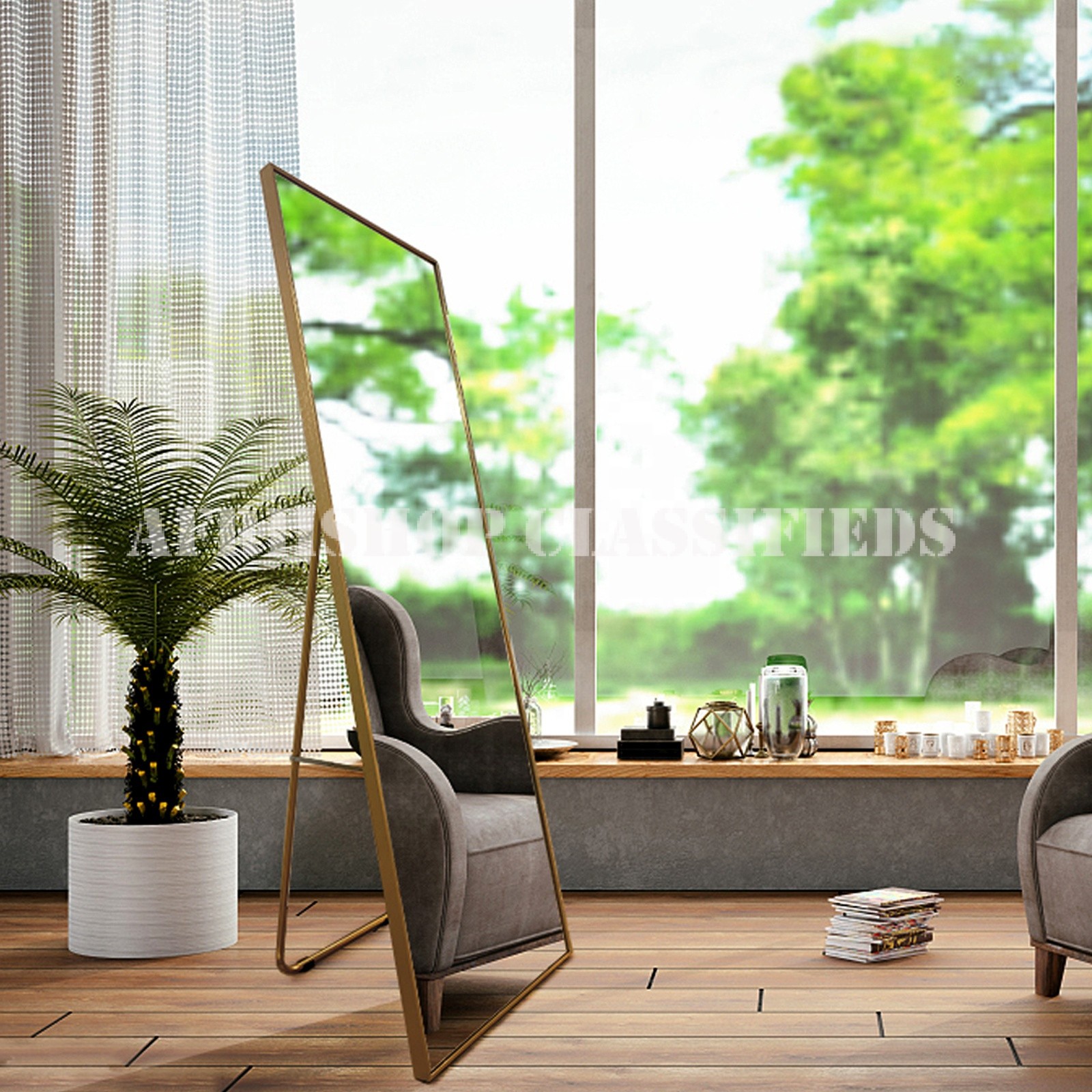 Home Mirror; Full Body Standing Mirror for Bedroom