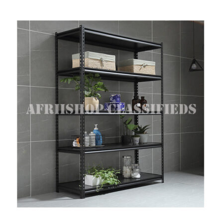 Office Bookshelf: 5 Tier Black Office Bookshelf