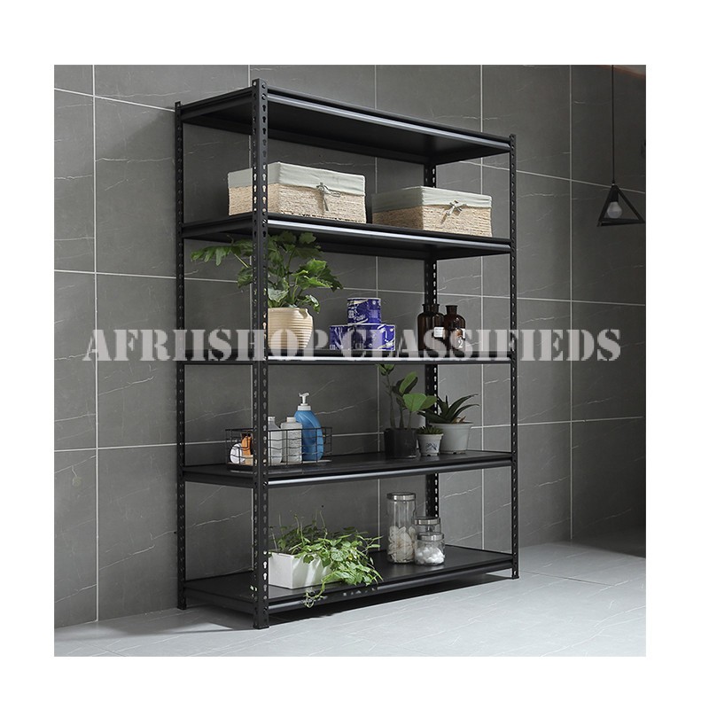 Office Bookshelf: 5 Tier Black Office Bookshelf