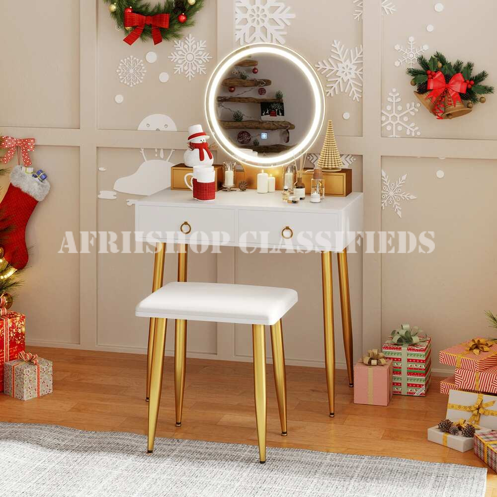 Dressing Table : White Dressing Table With Mirror