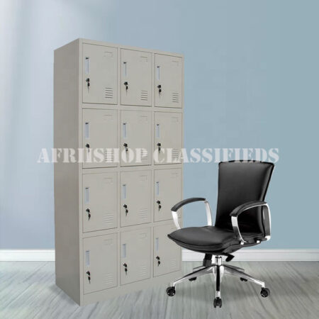 Office Cabinet ; 12-Locker Office Storage Cabinet