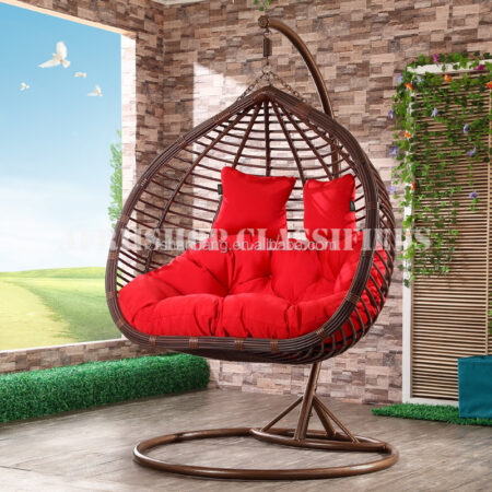 Outdoor Chair; Luxury Hand-Woven Swing Chair