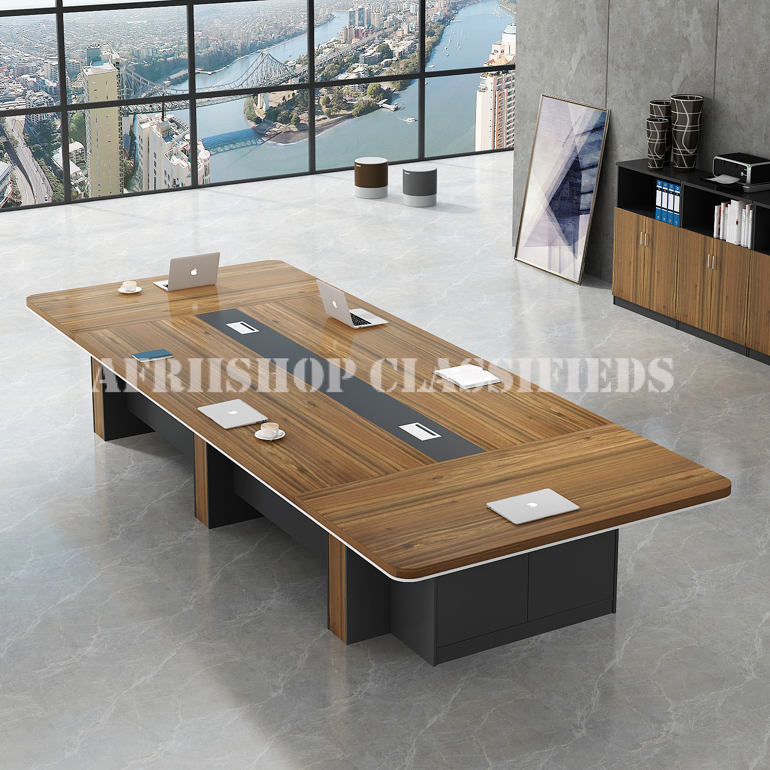 Office Table : Brown Conference Office Table