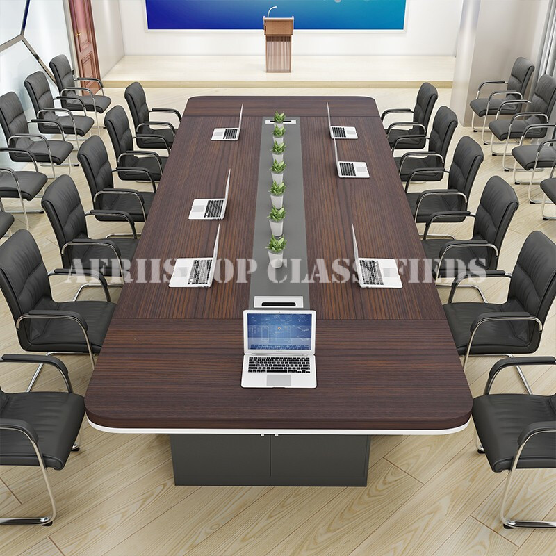 Office Table : Brown Conference Office Table