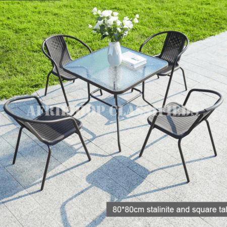 Outdoor Furniture : 4 Seater Brown Outdoor Furniture