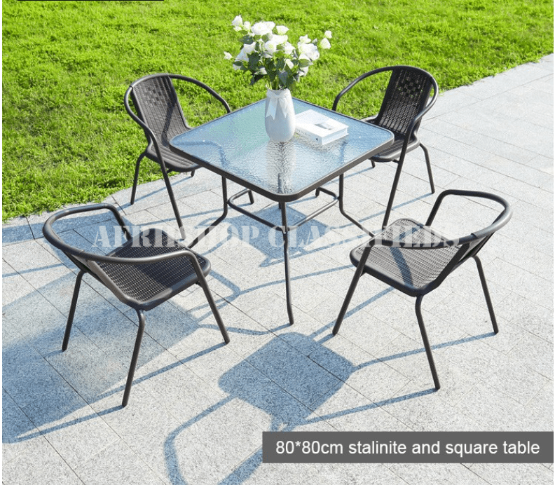 Outdoor Furniture : 4 Seater Brown Outdoor Furniture