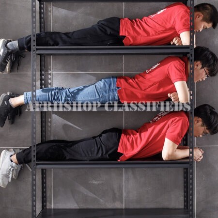 Office Bookshelf: 5 Tier Black Office Bookshelf