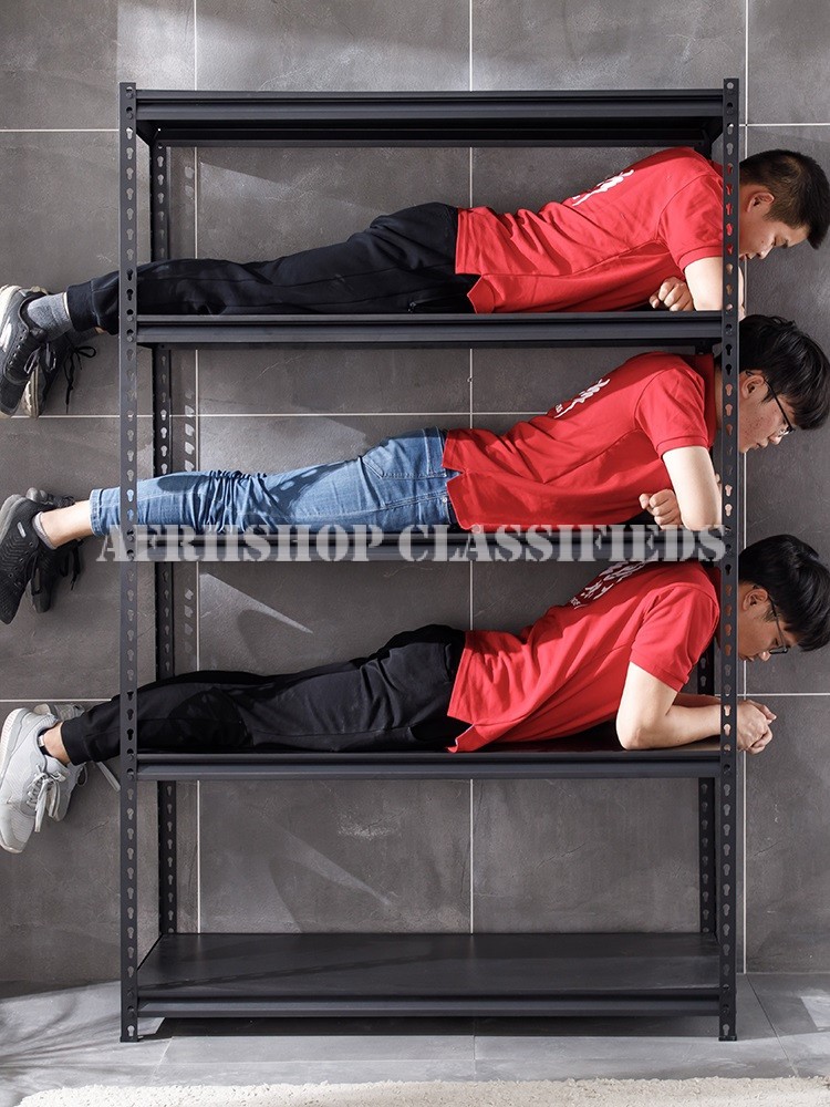 Office Bookshelf: 5 Tier Black Office Bookshelf