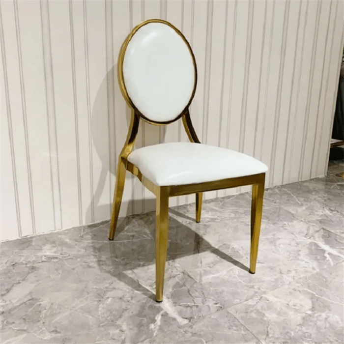 Conference Chair : Gold 4 Legged Conference Office Chair