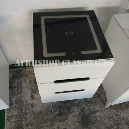 Bedside Table; High-Quality Wooden 2-Drawer Bedside Table