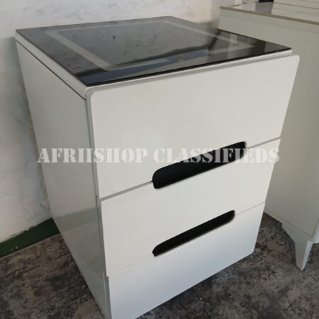 Bedside Table; High-Quality Wooden 2-Drawer Bedside Table