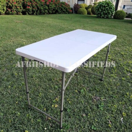 Home Table; Sturdy Plastic Foldable Outdoor Table