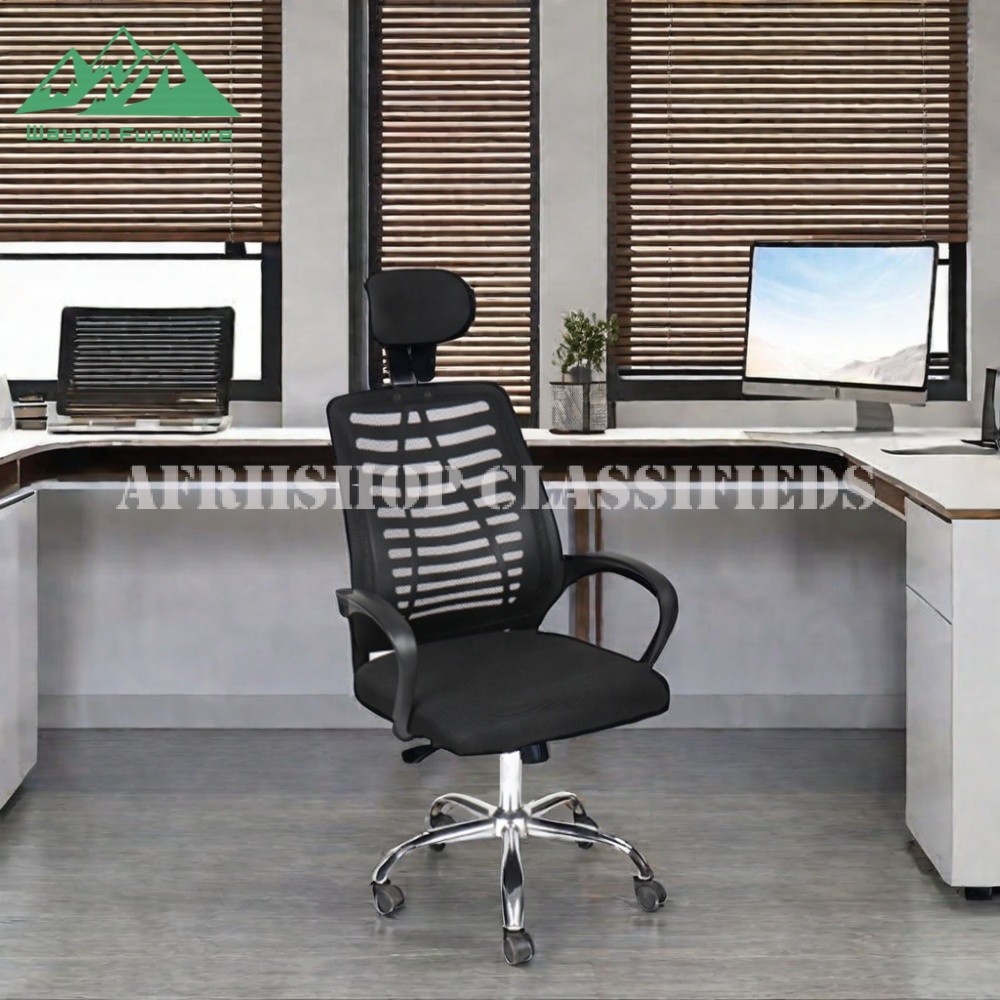 Office Chair : Modern Fabric Office chair With Headrest