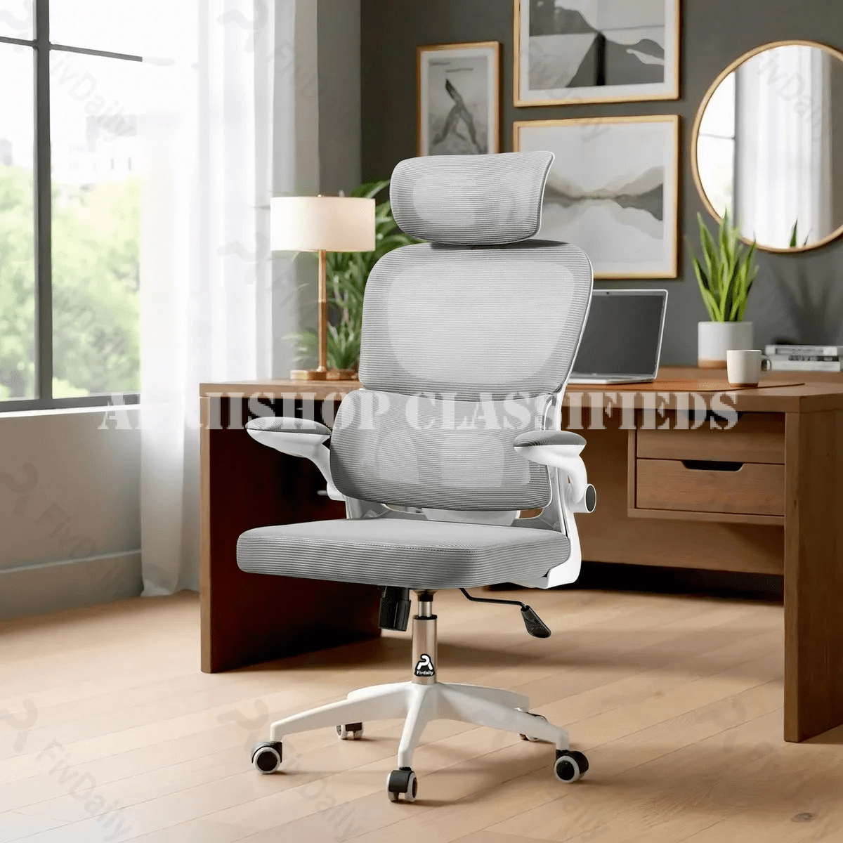 Office Chairs: White Ergonomic Office Chair