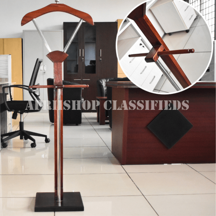 Coat Hanger; Wooden Home Office Coat Hanger