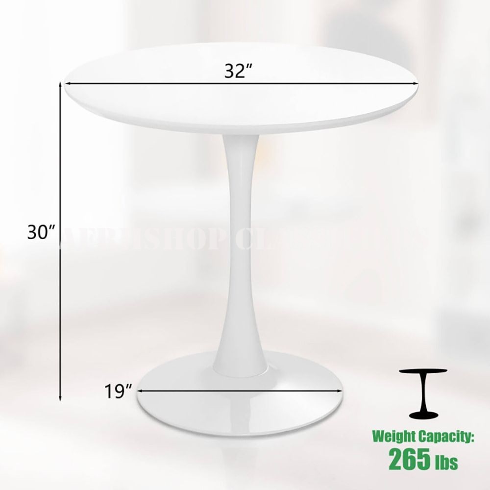 Dining Table : White Dining Round Table