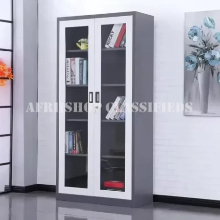 Office Cabinets:2 Door Full Glass Home Office Cabinet
