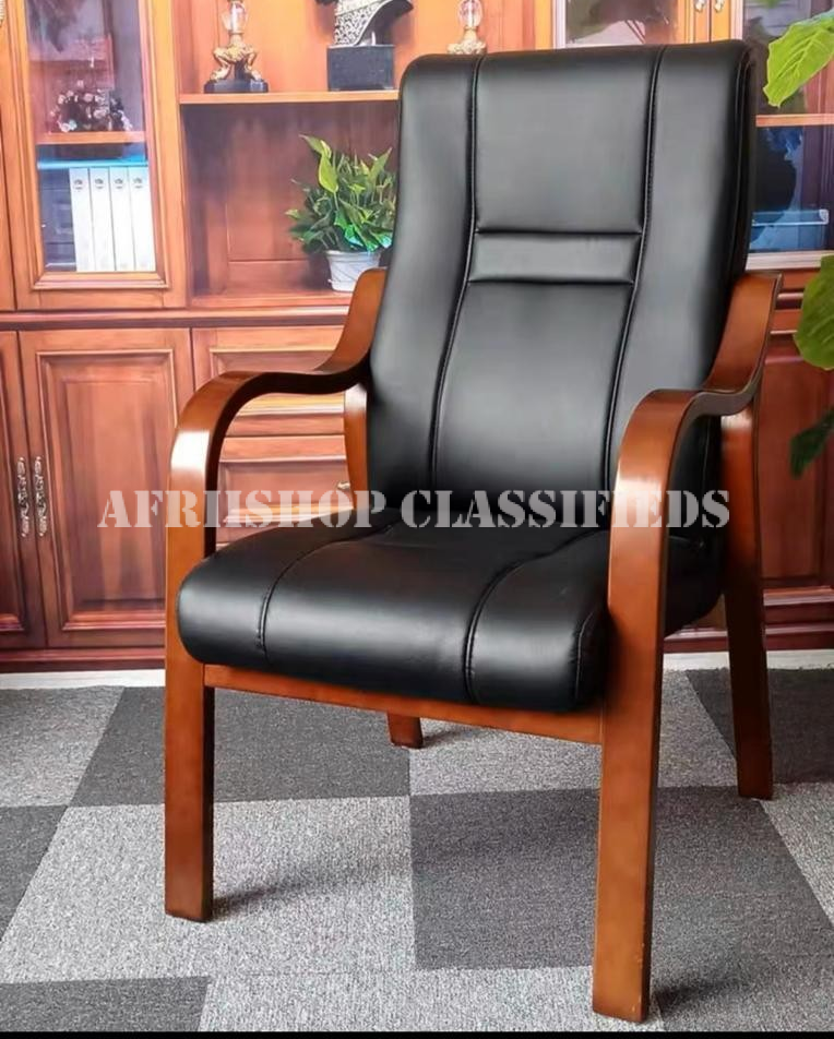 Office Chair : Wooden Frame executive office Chair