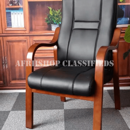 Office chair : Modern Vintage Wooden Frame office chair