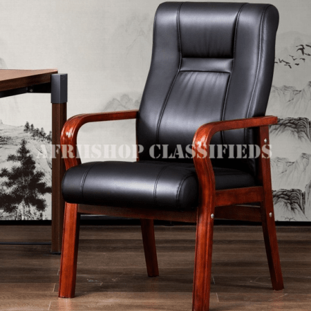 Office chair : Modern Vintage Wooden Frame office chair