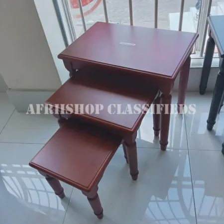 Coffee Table; Mahogany Nest Coffee Table