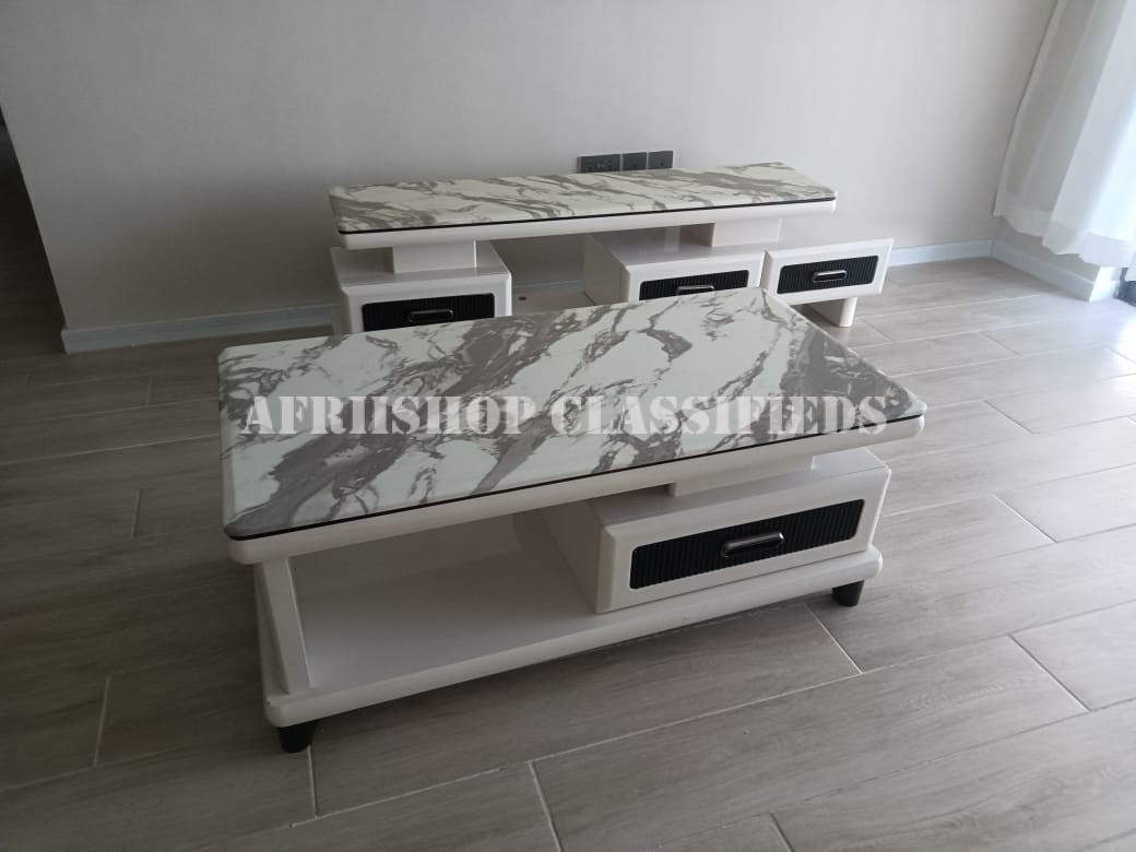 Coffee Table; 120cm Marble Coffee Table