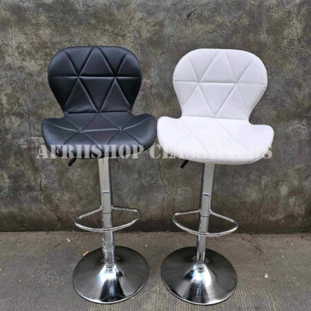 Bar Stool: Adjustable Black Bar Stool