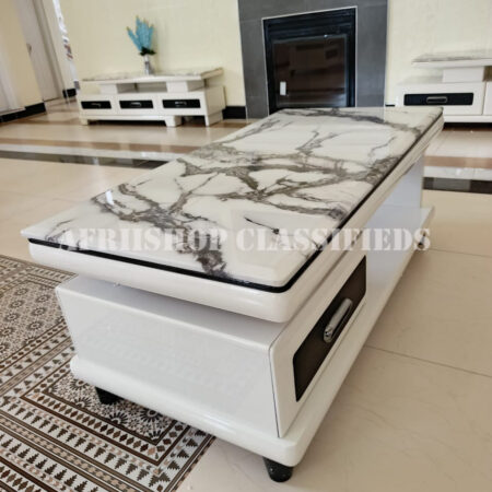 Coffee Table; 120cm Marble Coffee Table