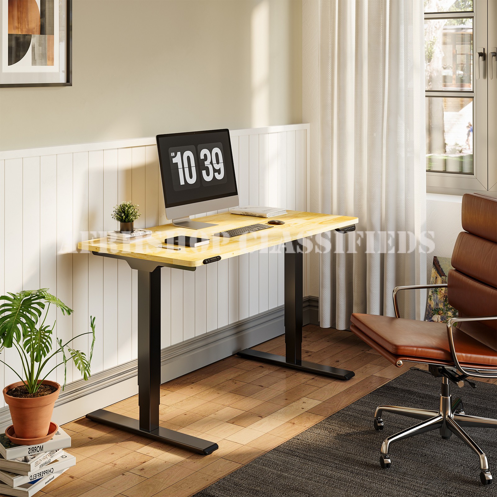 Standing Desks:Home Office Computer Table Adjustable Height