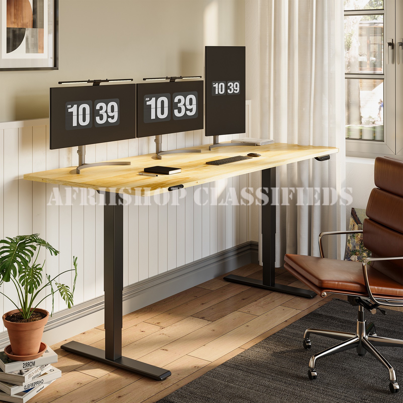 Standing Desks:Home Office Computer Table Adjustable Height