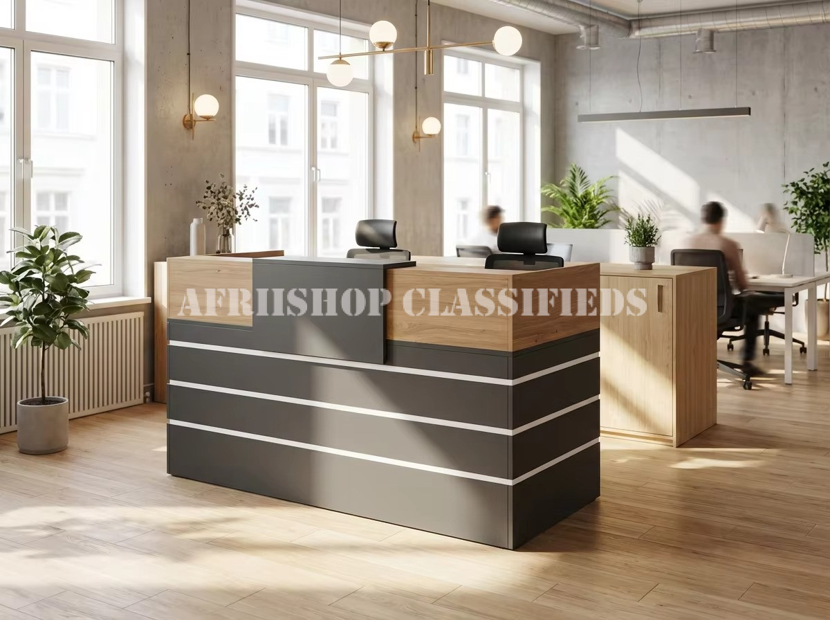 Reception Tables; 1.6 Meters Rectangular Receptionist Desk