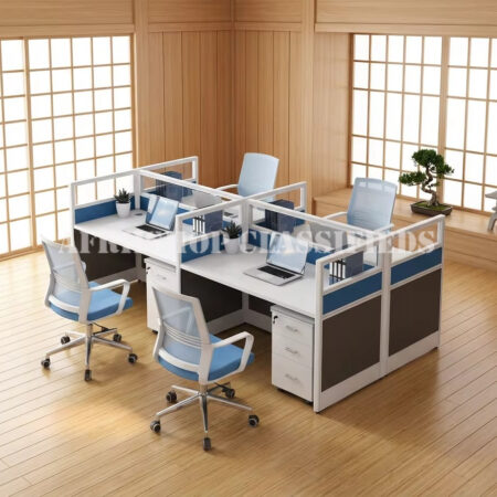 Office Workstations; 4 Persons Modular Office Workstation