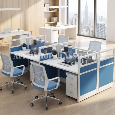 Office Workstations; 4 Persons Modular Office Workstation