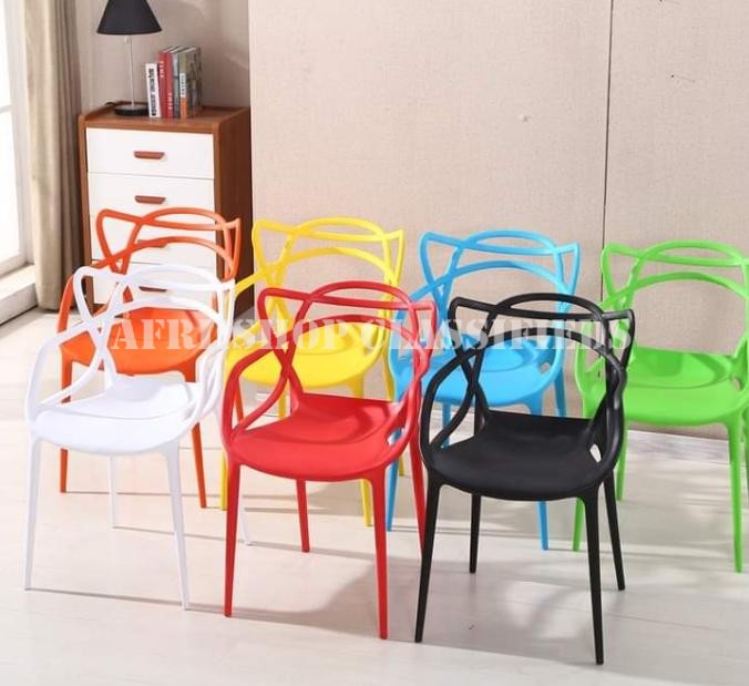 Home Chairs; Stackable Plastic Dining Chair