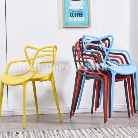 Home Chairs; Stackable Plastic Dining Chair