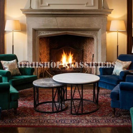 Coffee Tables; Luxury Metal Legs Coffee Table