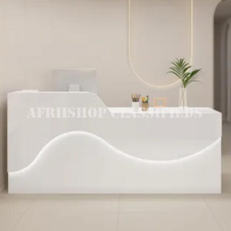 Reception Tables; Marble Reception Desk Modern luxury